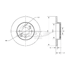 TOMEX Brakes TX 70-36
