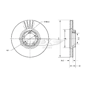 TOMEX Brakes TX 70-87