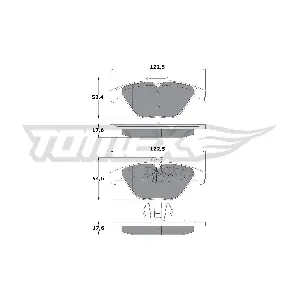TOMEX Brakes TX1739