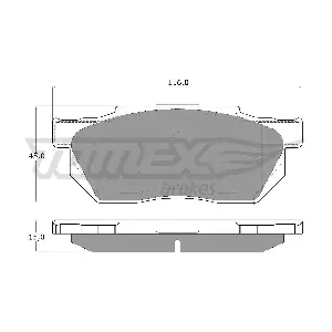 TOMEX Brakes TX 12-64