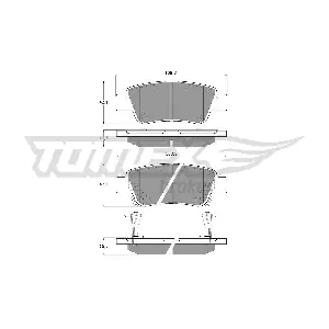 TOMEX Brakes TX 19-07