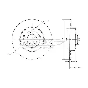 TOMEX Brakes TX 70-06