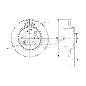 TOMEX Brakes TX 70-45