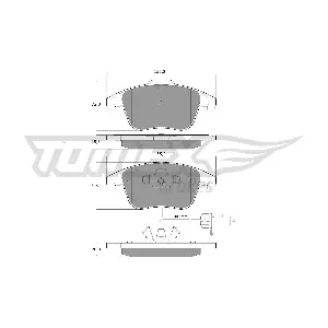 TOMEX Brakes TX 16-75