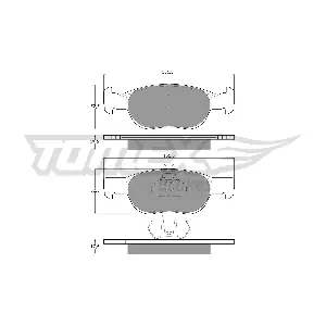 TOMEX Brakes TX 10-71