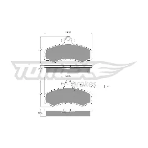 TOMEX Brakes TX 10-46