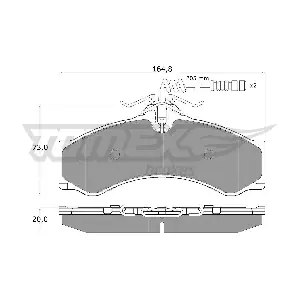 TOMEX Brakes TX 11-481