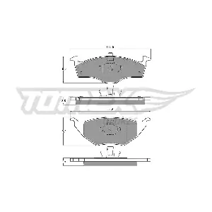 TOMEX Brakes TX 17-10