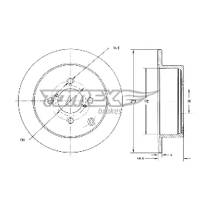 TOMEX Brakes TX 72-06