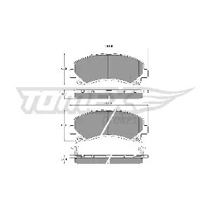 TOMEX Brakes TX1900