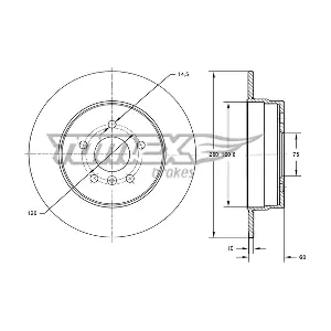 TX 71-45 TOMEX Brakes