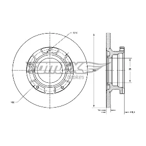 TOMEX Brakes TX 73-93
