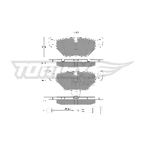 TOMEX Brakes TX 10-701