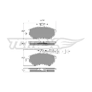 TOMEX Brakes TX 10-631