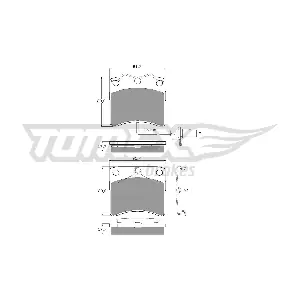 TOMEX Brakes TX 10-641
