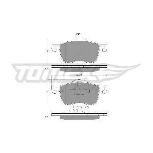 TOMEX Brakes TX 14-04