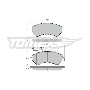 TOMEX Brakes TX 17-19