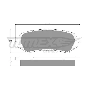 TOMEX Brakes TX 13-84