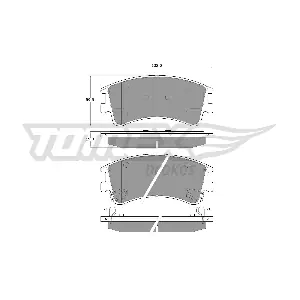 TOMEX Brakes TX 13-03