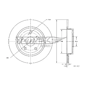 TOMEX Brakes TX 73-94