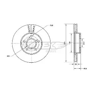 TOMEX Brakes TX 71-11
