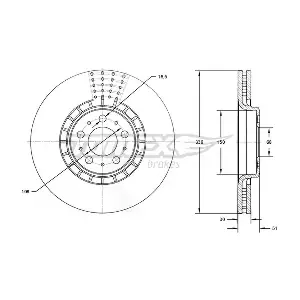 TOMEX Brakes TX 73-09