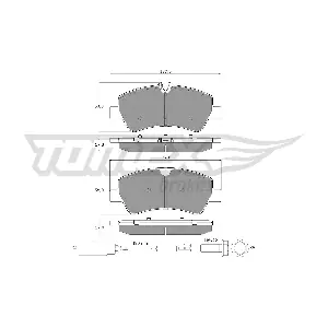TOMEX Brakes TX 16-961