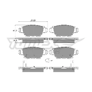 TOMEX Brakes TX 12-14
