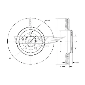 TOMEX Brakes TX 73-77