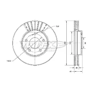 7100 TOMEX Brakes