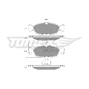 TOMEX Brakes TX1171