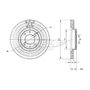 TOMEX Brakes TX 70-56