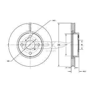 TOMEX Brakes TX 71-70