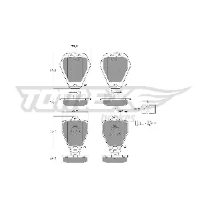 TOMEX Brakes TX 12-26