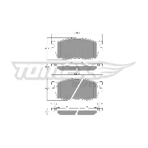 TOMEX Brakes TX1627