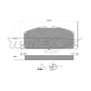 TOMEX Brakes TX 10-17