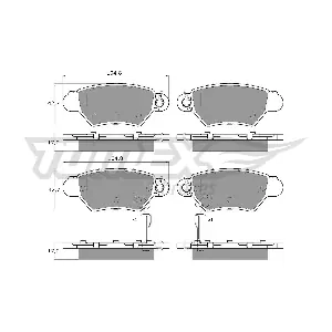 TOMEX Brakes TX 14-12