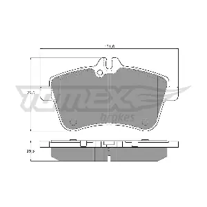 TOMEX Brakes TX 14-55