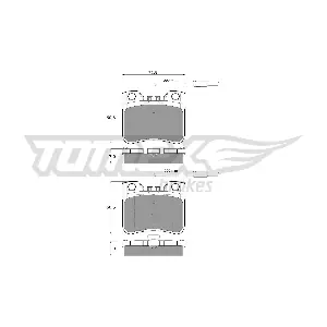 TOMEX Brakes TX1198