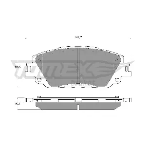 TOMEX Brakes TX 19-64