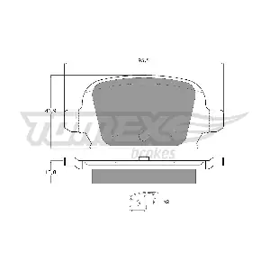 TOMEX Brakes TX1606