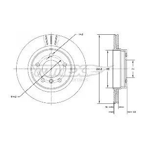 TX 72-90 TOMEX Brakes