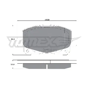 TOMEX Brakes TX 16-11