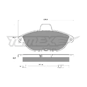 TOMEX Brakes TX1335