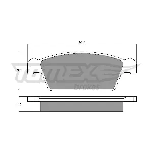 TOMEX Brakes TX1075