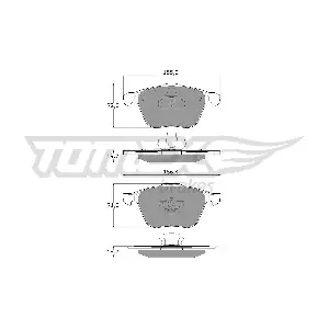 TOMEX Brakes TX 17-74