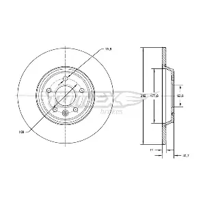 TOMEX Brakes TX 73-08