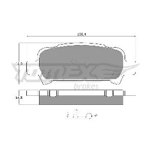 TOMEX Brakes TX 15-46