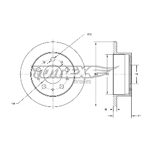 TOMEX Brakes TX 72-35