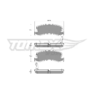 TOMEX Brakes TX 13-66